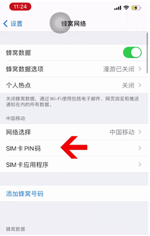 珠海苹果14维修网分享如何给iPhone14的SIM卡设置密码 