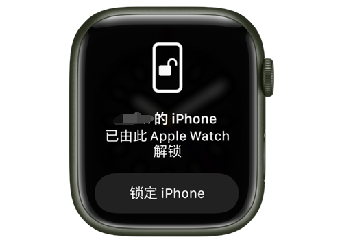 珠海苹果手机维修分享用 AppleWatch 解锁配备面容 ID 的 iPhone方法 