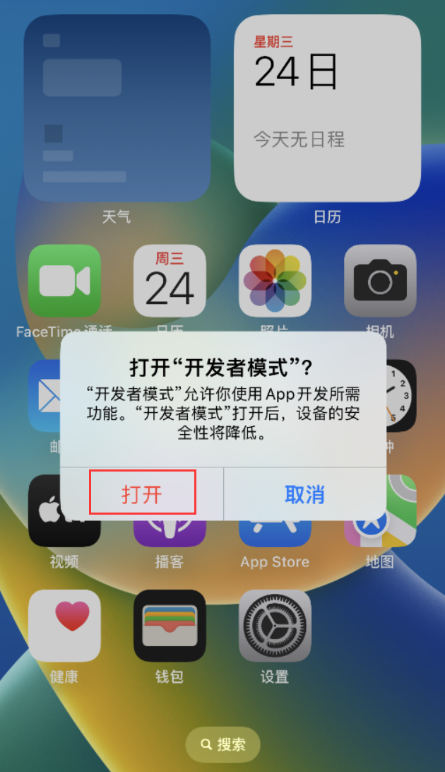 珠海苹果手机维修分享如何打开开发者模式 