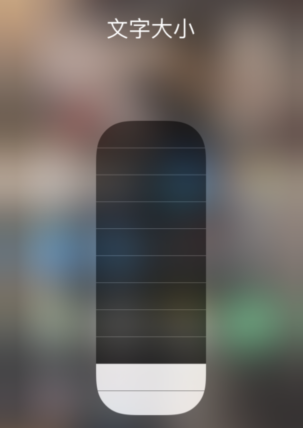 珠海苹果手机维修分享小技巧：在 iPhone 控制中心快速调节字体大小 