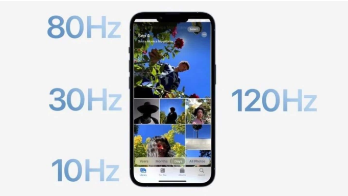 珠海苹果14维修分享iPhone 14有高刷吗 