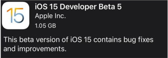 珠海苹果手机维修分享如何升级到iOS15.0 beta5 